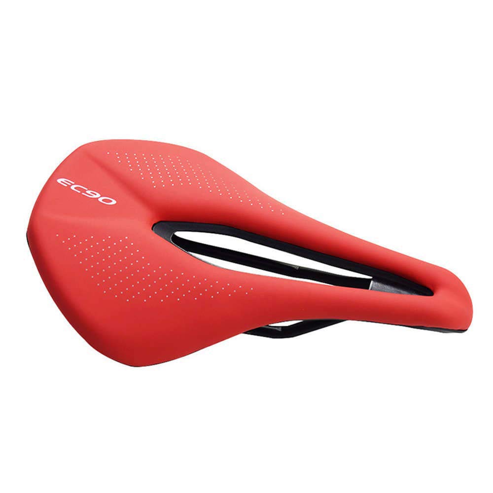 OSC Bicycle Seat Saddle MTB Road Bike Saddle Mountain Bike Racing Saddle PU Breathable Soft Seat Cushion Cross Bike Shock Absorption