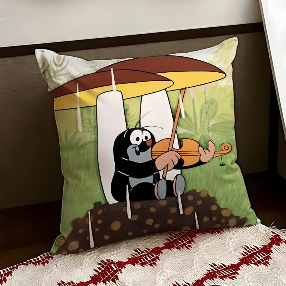 TThe Little MoleS Cushion Cover Reversible Soft Durable Pillow Cover Home  Car MultiScene Use for Daily Comfort
