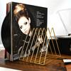 26X18X18Cm Storage Rack for Vinyl Records 9 Locations for A Desk A Shelf Black Photo Picture Frame Oil Painting Plate Book