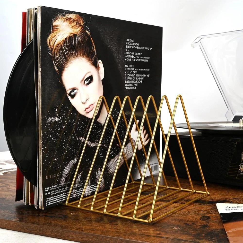 26x18x18cm Lagerregal für Schallplatten 9 Stellplätze für einen Schreibtisch Ein Regal Schwarzer Foto-Bilderrahmen Ölgemälde-Platte Buch