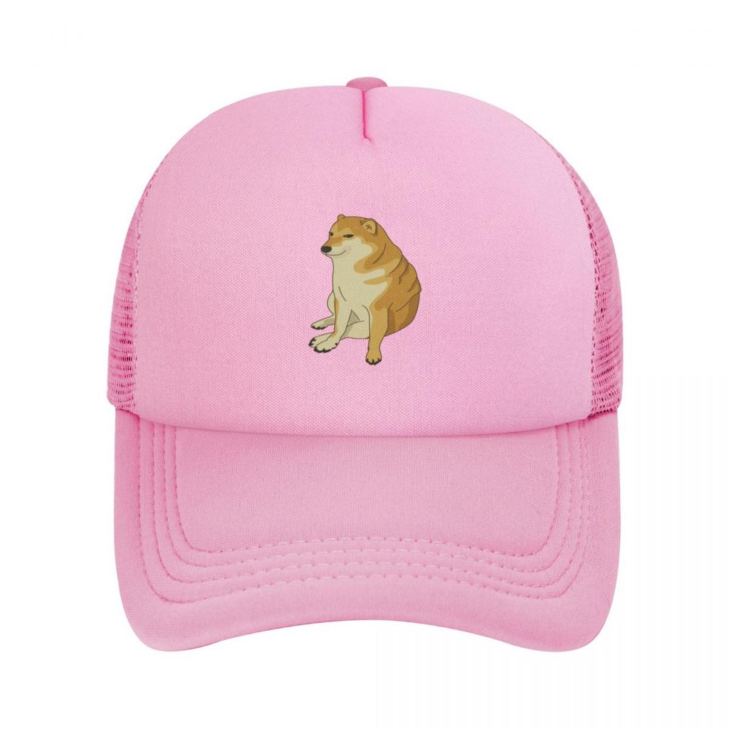 Baseball Caps Meme Balltze Cheems RIP Grpahic Funny Doge Mesh Hats Outdoor Casquette Men Women Hats