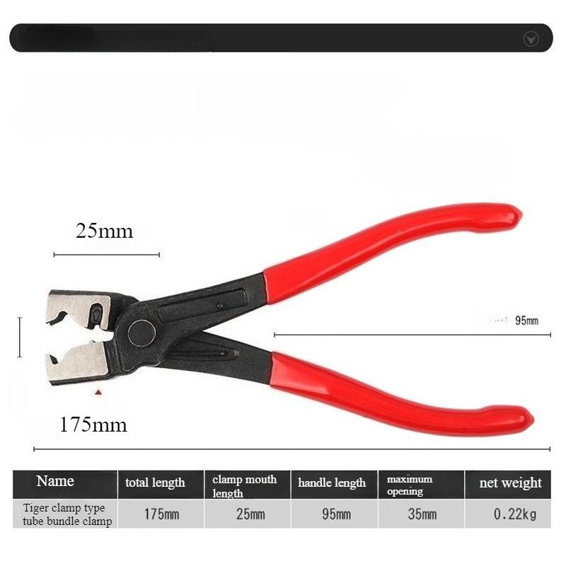 Car water pipe pliers, calipers, dust cover assembly pliers, tiger shaped air conditioning pipe disassembly pliers, clamp pliers, auto repair tools