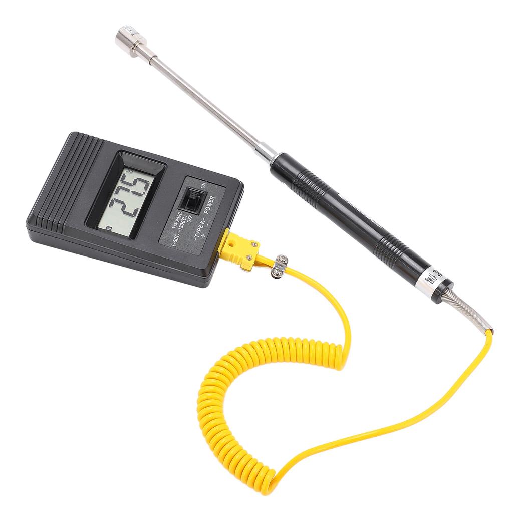 Tm‑902c Digital K Type Sensor LCD Thermometer Temperature Detector with Thermocouple ‑50‑500 Celsius