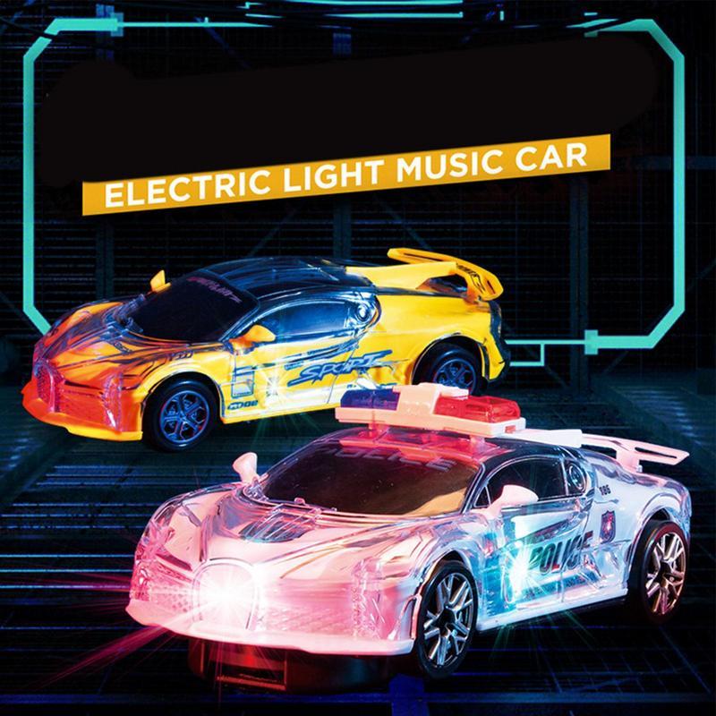 Inertial Toy Police Car With Light And Music For Boys