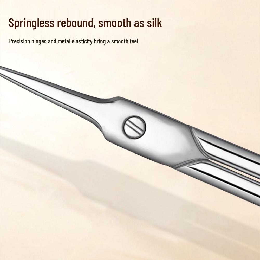 Professional Russian Style Curved Tip Nail Clippers - Dead Skin Cuticle Nipper for Salons