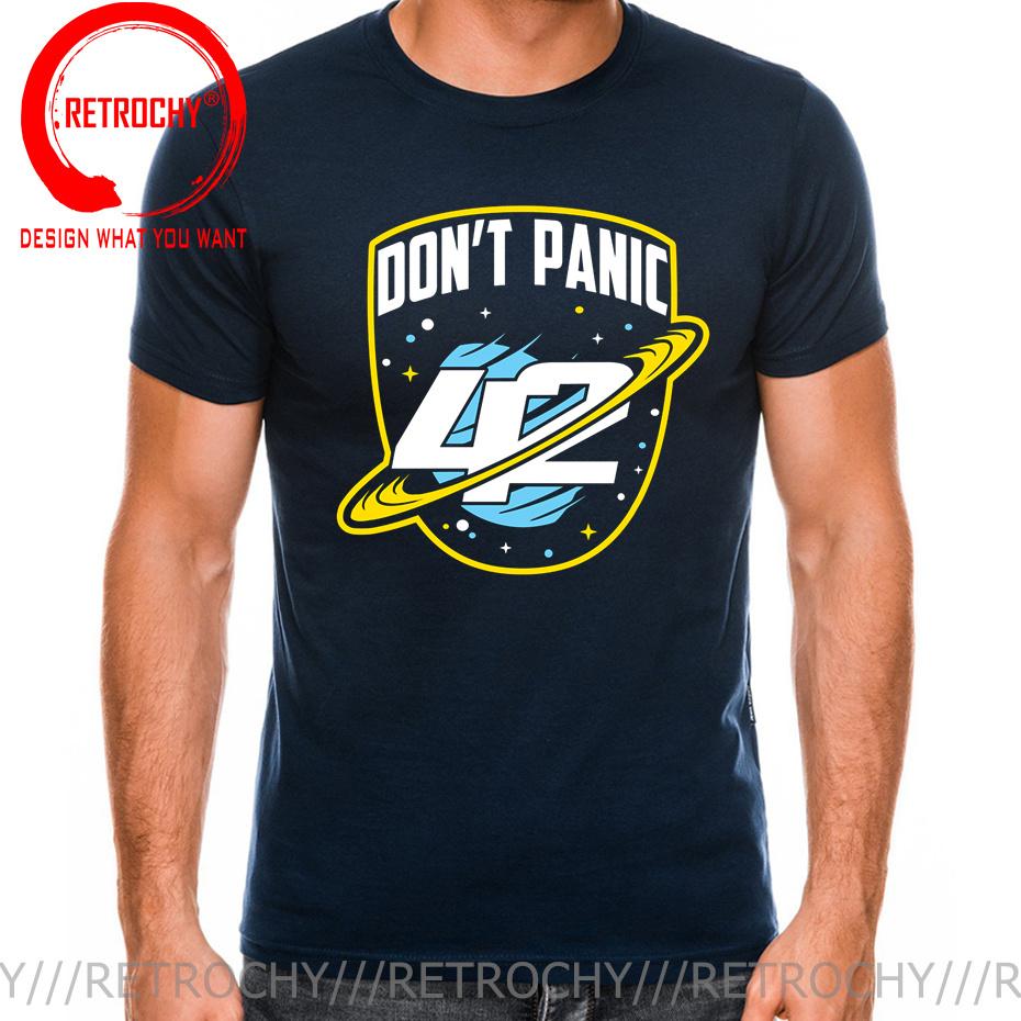 Men 42 The Answer To Life The Universe And Everything Douglas Adams T Shirt 100 Cotton Tops Crew Neck Tees Gift Idea TShirts