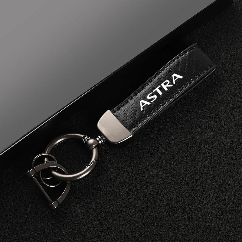 Leder Auto Schlüsselanhänger Hufeisen Schnalle Schmuck für OPEL Astra Mit Logo Auto Zubehör