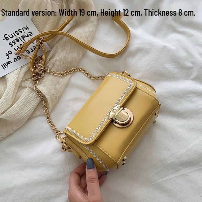 Trendy Korean Style Chain Shoulder & Crossbody Bag for Fashionable Ladies