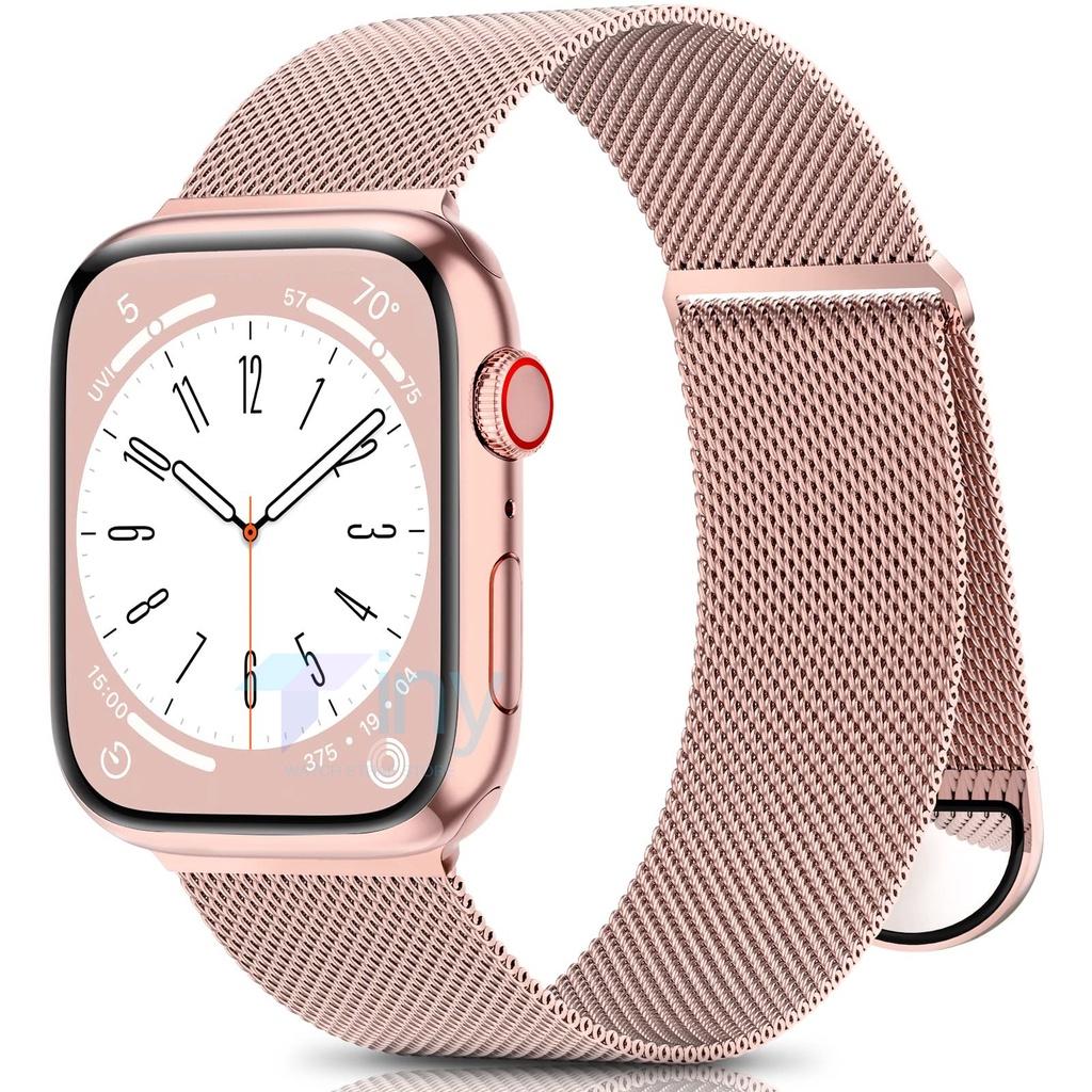 Metal Milanese Loop Strap For Apple Watch Ultra Band 49mm 42mm 44mm 45mm 41mm Steel Mesh Magnetic iWatch Series 9/8/7/6/5/4/3/SE