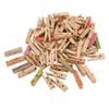 100Pcs Painted Wood Clothespin Fashion Unique Design Durable Detachable Painted Wooden Clip