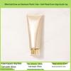 100ml/100g Brushed Gold & Silver Composite Soft Tube with Acrylic Cap - Empty Cosmetic Bottle
