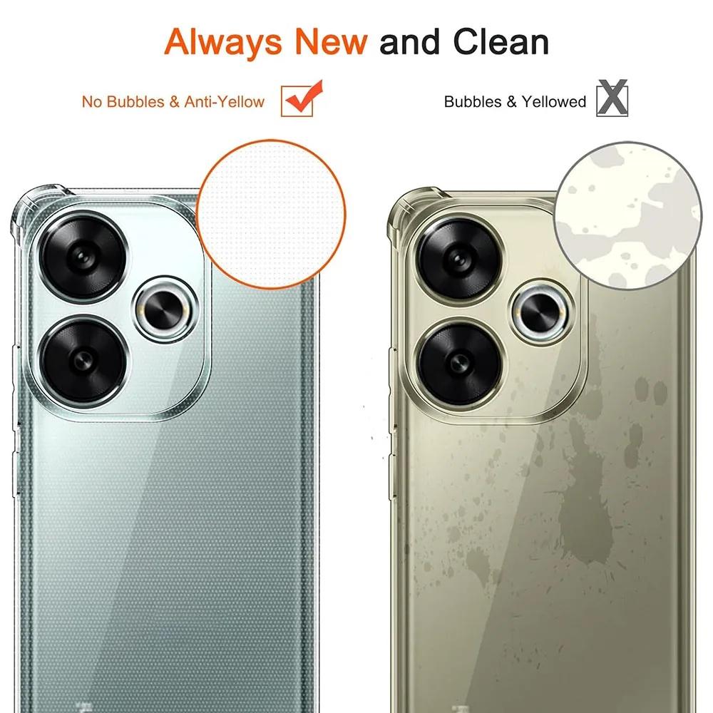 Air Bag Shockproof Clear Case For Motorola Moto G30 G31 G32 G34 G35 G42 G52 G54 G60 G72 G73 G84 G85 G100 Soft Transparent Cover