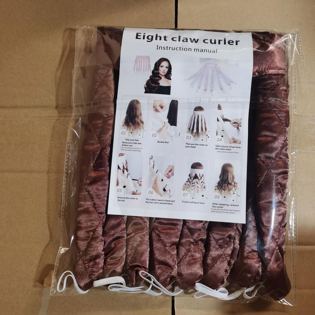 No Heat Curling Iron Lazy Sleep Pearl Sponge Big Wave Curling Iron Does Not Hurt Hair