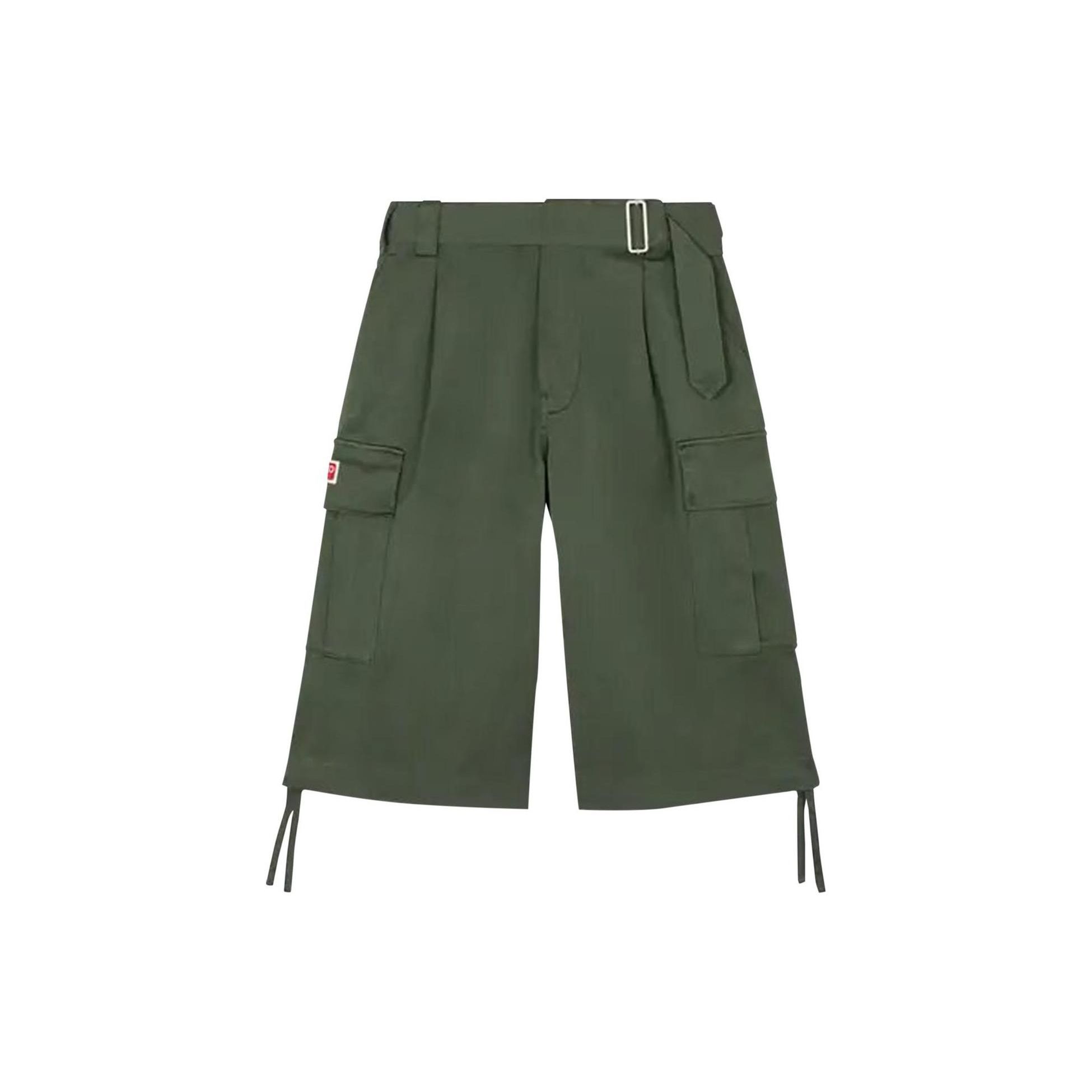 

Kenzo Армейские шорты карго Темно-хаки Мужские Низ Зеленый FE55SH2369GF-51 S