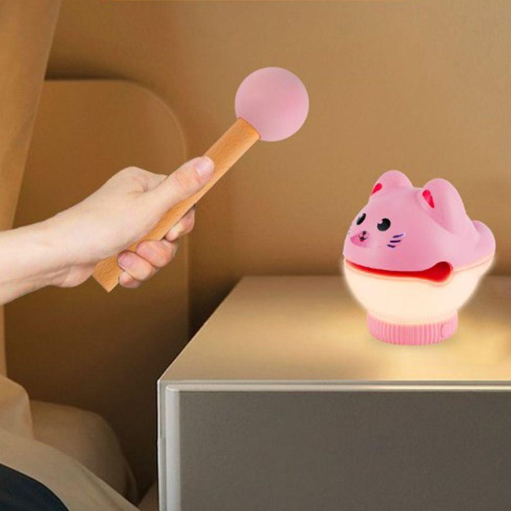 

Сенсорный деревянный ночник в виде рыбки с USB-зарядкой Lucky Cat Patting Lamp Gift Birthday