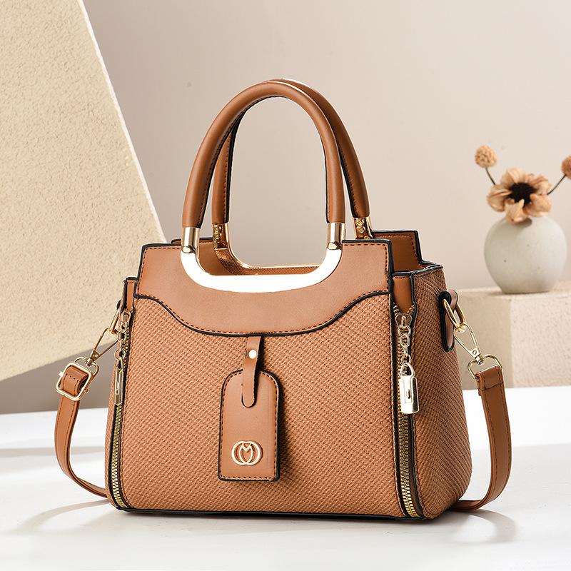 Chic Beautiful Texture Daily Handbag, Multi-purpose Top Handle Shoulder Crossbody Matching Bag For Girls Ladies