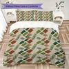 Simple Geometry Pattern Bedding uilt Set uilt Cover Pillowcase Home Decoration Birthday Gift (1 * duvet cover + 2 * pillowcase  without core)22