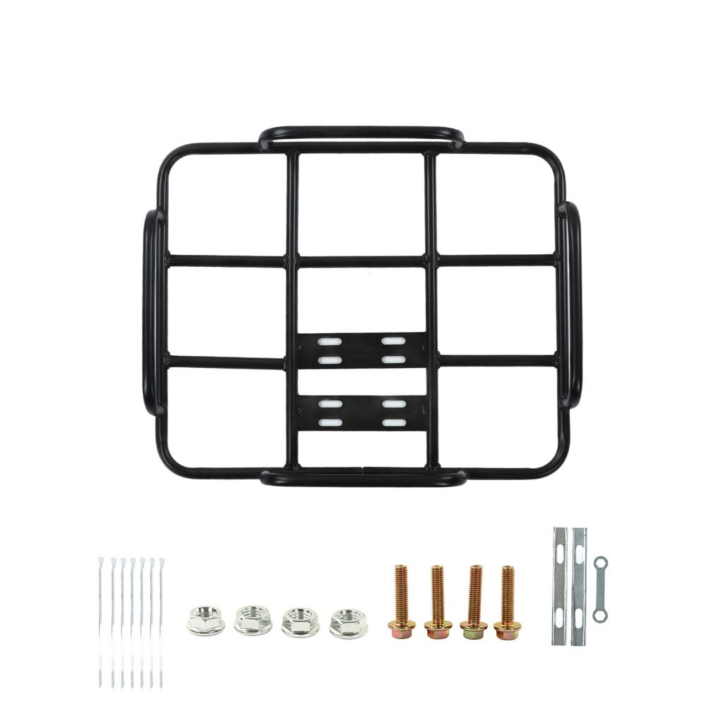 Motorcycle Rear Rack ,Food Delivery Box Rack Rear Grille 80kg Loading Seamless Steel Tube Universal for Motorcycle