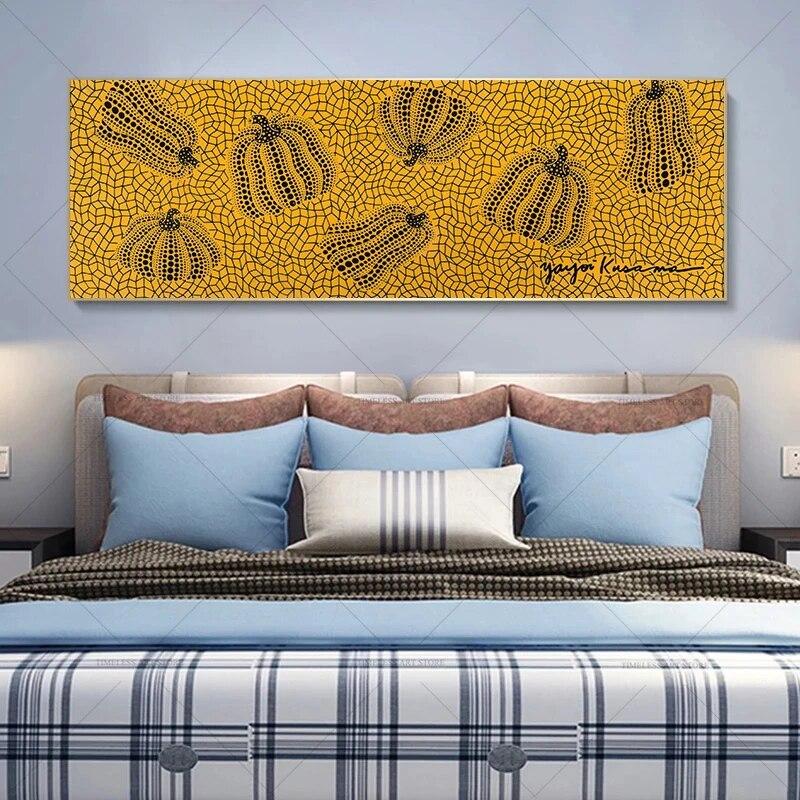 Yellow Pumpkin Canvas Painting Posters and Prints Modern Wall Art Pictures for Living Room No Frame