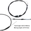 7/8" 22Mm Thumb Throttle Cable With Dual Brake Lever Assembly For 50Cc 90Cc 150Cc 250Cc ATV Quad Roketa Taotao Sunl Kazuma Go Kart