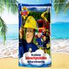 1pc Fireman Sams Heroic Rescue beach towel,quick drying absorbent beach towel,outdoor sports swimming beach towel,Soft and comfortable Y72837