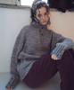 CITTA Wool High-Neck Heavy Knit_Ctk254(Grey)