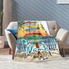 Holiday Style Customize Your Name Blanket Warm Comfortable And Soft Blankets Are Suitable For Home Chairs Office Sofas Sofas Office Camping And Gifts