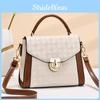 2023 New Small Bag For Women Color-blocked Small Square Bag Korean Style Casual Shoulder Crossbody Bag
