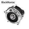 RSD Turbine Air Cleaner Chrome Intake Filter For Harley Sportster XL 48 883 Dyna V-Rod Softail Fat Boy Touring Ultra FLHR FLHX