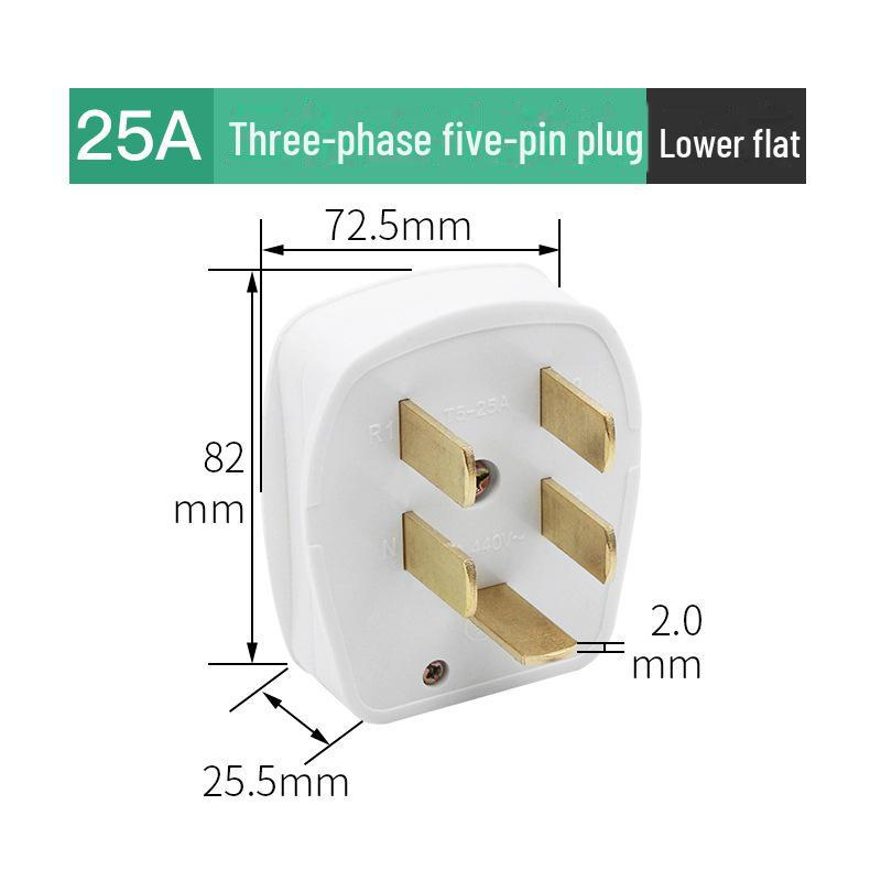 Suure võimsusega 86 tüüpi kliimaseadme pistikupesa, 20A koos lülitiga ja 25A kolmefaasiline neljajuhtmeline paneel