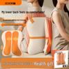 HEZHENG Dual-Rail Lumbar Back Massager