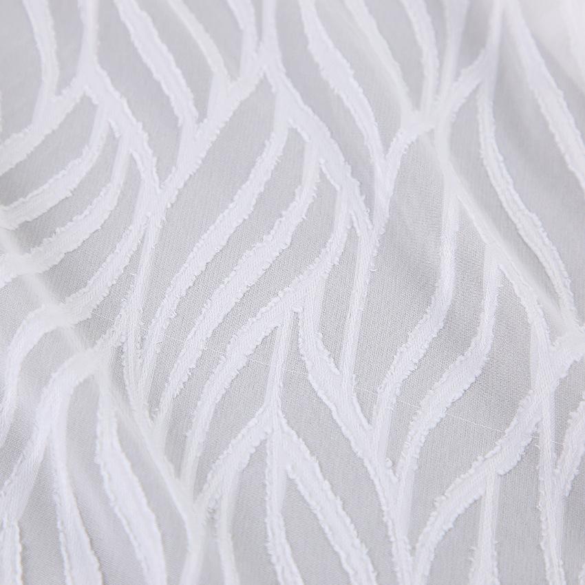 Spring and summer French white texture chiffon shirt women's new perspective thin niche design European and American tops