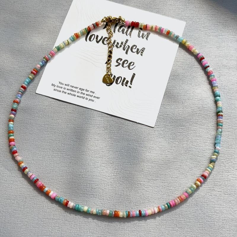 Exclusive, Low-key, Luxurious, Retro Beaded Necklace for Women, Collar Chain, Neck Chain, Gift