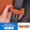 2Pcs Seat Belt Buckle Cover Anti-Scratch Rubber Car Seat Buckle Protector Clip Protection Cover Universal for SUV Sedan