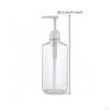 Syrup Dispenser with Pump Clear Sauce Container for Baristas, Bubble
