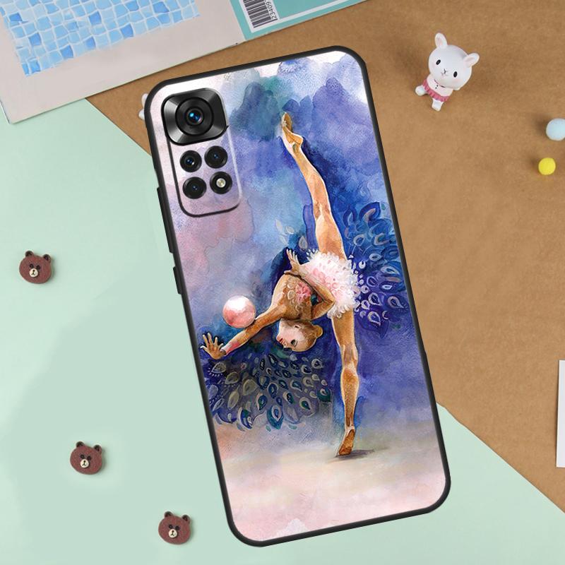 

Чехол-масляная живопись Гимнастика Для Xiaomi Redmi 14C 10C 12C 13C Чехол Для Redmi Note 13 Pro 14 9 10 11 12 10S 11S 12S Redmi Note 10 Pro