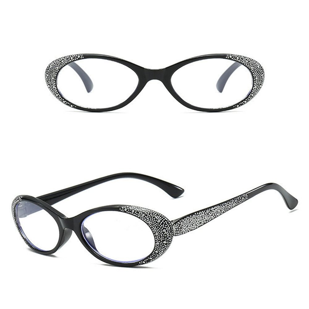 Blaulichtfilter Lesebrille Herren Damen Blaulichtblockierende Alterssichtigkeit Brille Glitzerrahmen Weitsichtigkeitsbrille Augenschutz