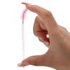100 Pcs Disposable Mascara Wands & Crystal Eyebrow Spoolies Brush for Eyelash Extensions Pink Lash Brushes Container