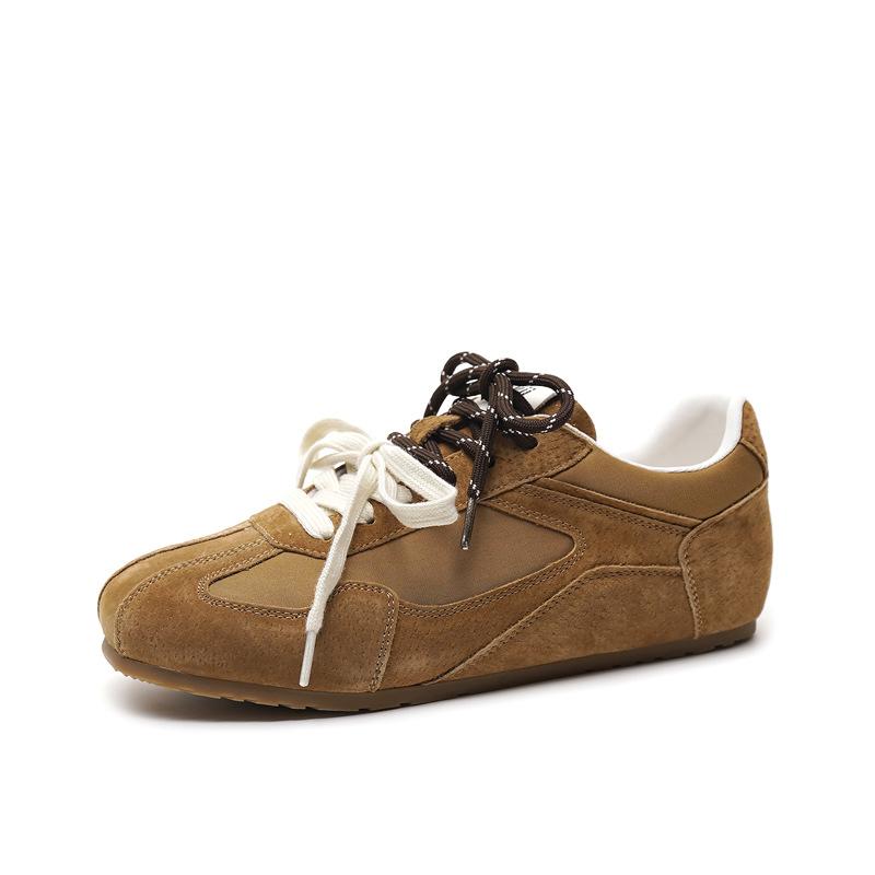 Retro Inner Height Increase Mandarin Duck Shoelaces Women's New Soft-soled Casual Shoes Sports