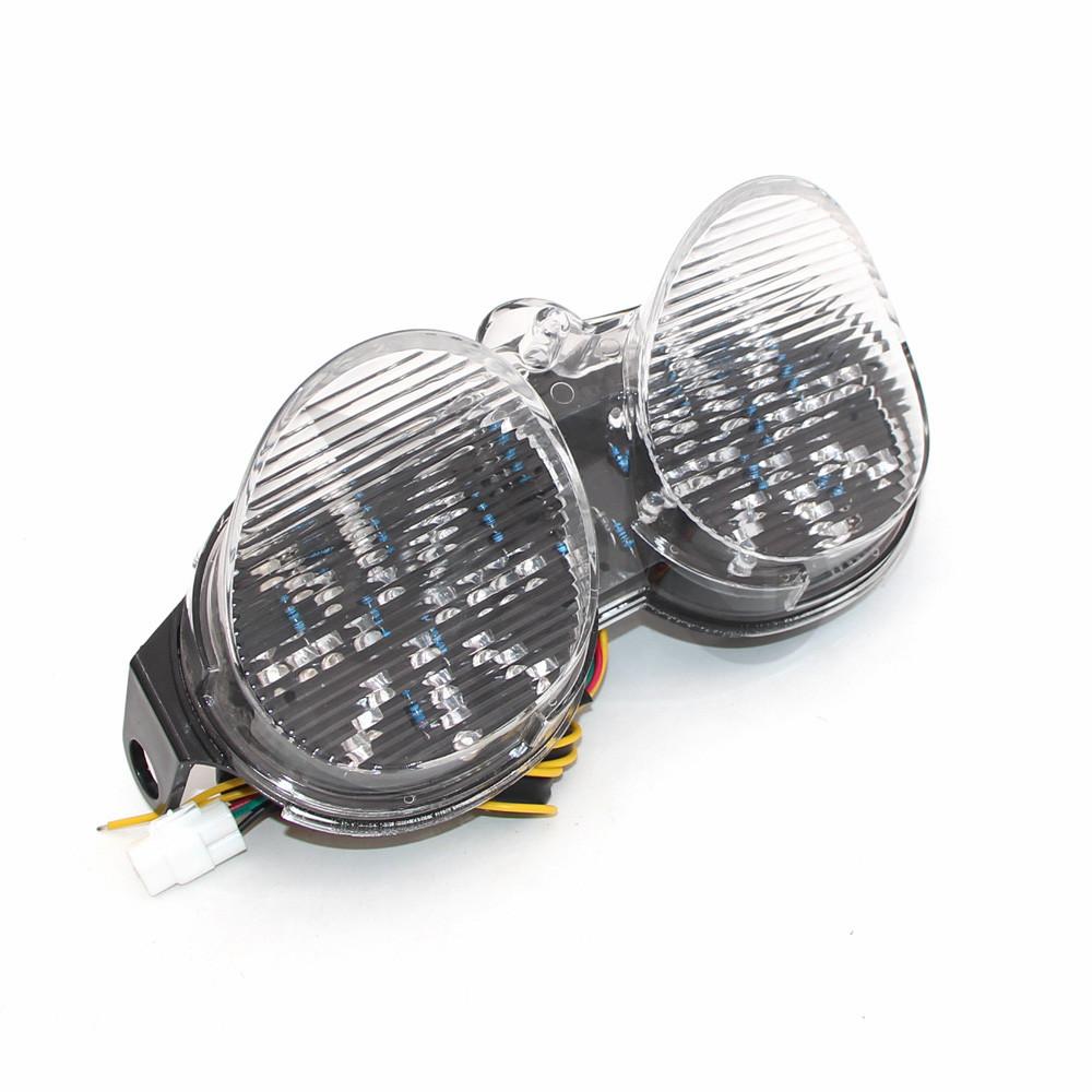 Motorcycle Tail Light Integrated Turn Signals Brake Lamp For YAMAHA YZF R6 2001 2002 Motorbike Tail Turn Flasher lamp