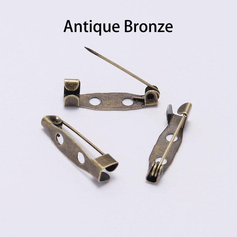 

25 шт./упак. 15, 20, 25, 30, 35 мм, зажим для броши, базовые булавки, булавки, настройки броши, пустая основа для DIY, принадлежности для изготовления ювелирных изделий 2.5CM-25PCS/Pack бронзовый