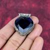 Blue Sapphire Pendant, Handmade Gemstone Pendant, 925 Solid Sterling Silver Pendant Antique Jewelry, For Engagement Gift