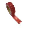 RUBAN ADHESIF - GRAINE CREATIVE - BORDEAUX - 15x10m - Mixte - Pois
