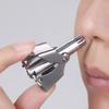 1PC pánský zastřihovač chloupků v nose Nerezový ruční zastřihovač vhodný pro žiletku v nose omyvatelný přenosný zastřihovač chloupků v nose