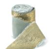 4cm Glitter Imitation Silk Chiffon With Hand Torn Raw Edge Bouquet Gift Packaging Ribbon DIY Wedding Home Hotel Party Decoration
