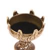 1Pc Retro Alloy Small Lotus Mountain Hollow Out Incense Stick Burner Incense Holder With Cover Home Decoration Crafts