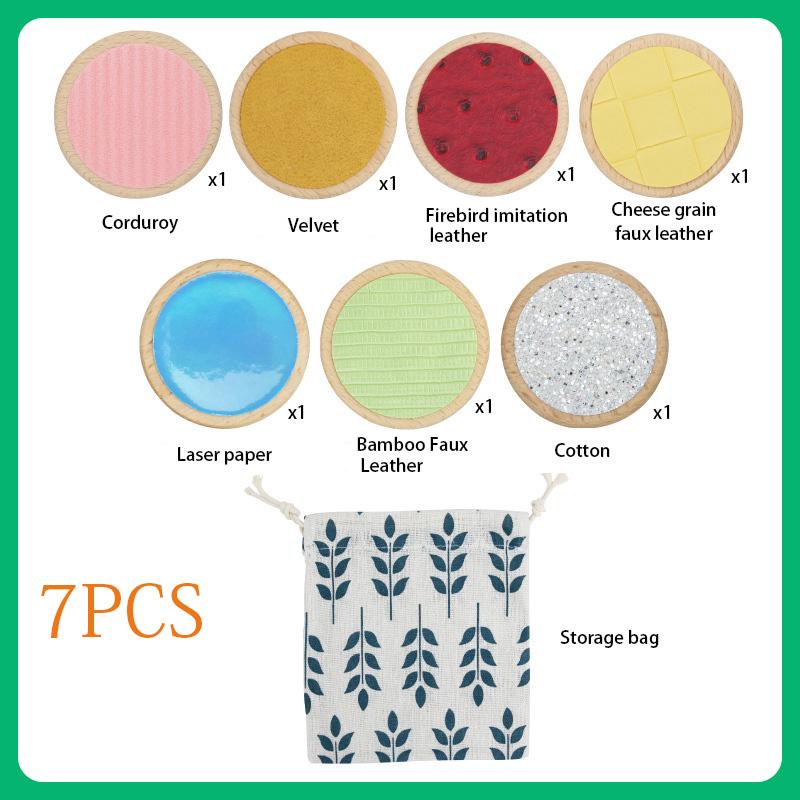 

Montessori Sensory Toys Tactile Board Matching Game Tactile Classification Color Cognition Memory Training Toy For Kids Children