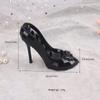 High-Heel Shoe Ring Jewelry Display Holder Finger Rings Stand Showcase Gifts