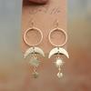 Bohemian Sun and Moon Earrings - Stylish Mother's Day Gift
