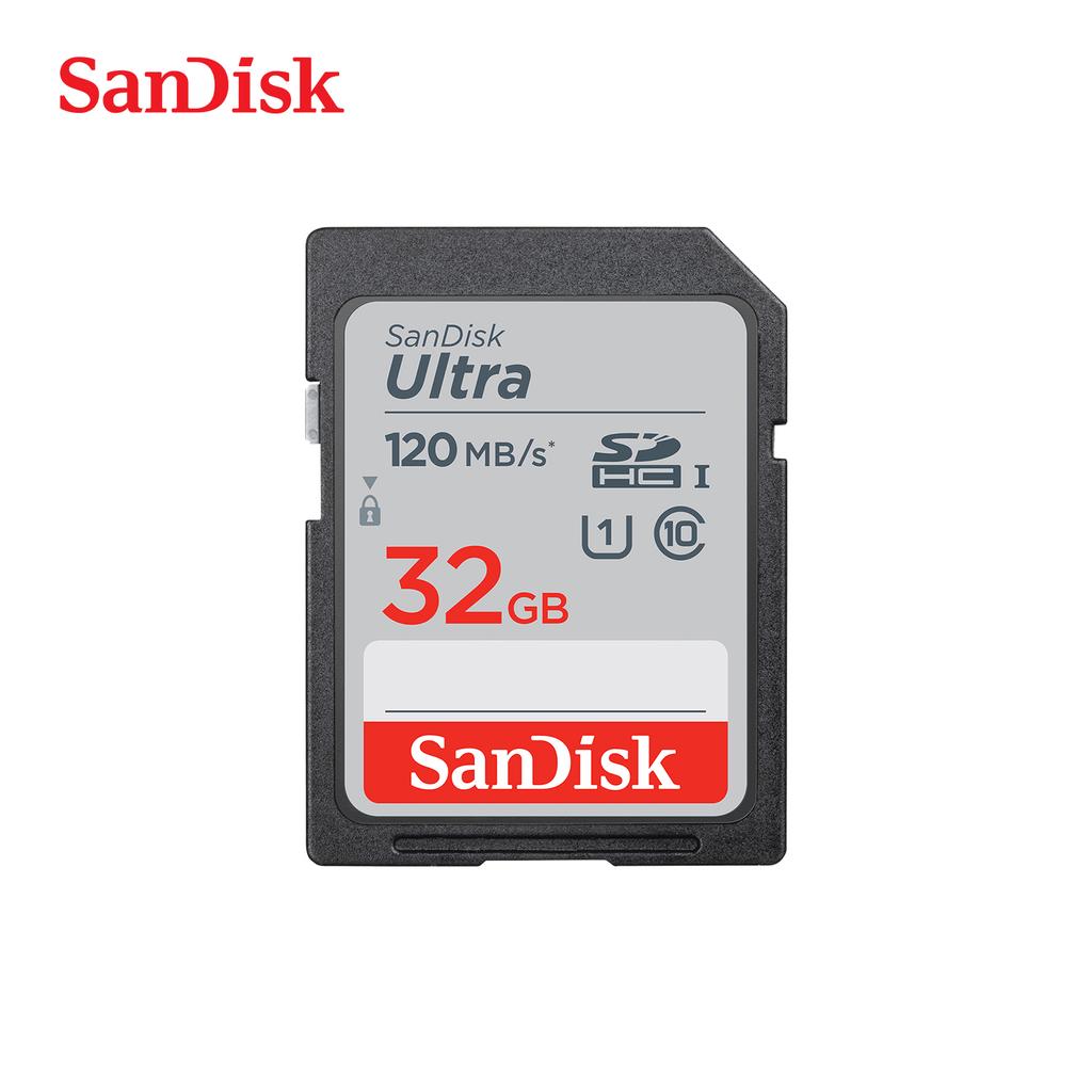 SanDisk SD Card 64GB 128GB 256GB V10 32GB Normal Full Size Original Sandisk Ultra Flash SD Memory Card High Speed Sdxc UHS-I for Camera